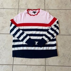 J crew striped sweater